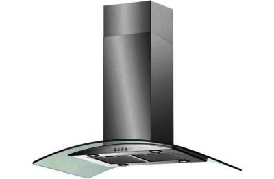 Baumatic ISL5SS 90cm Glass Island Hood - Stainless Steel